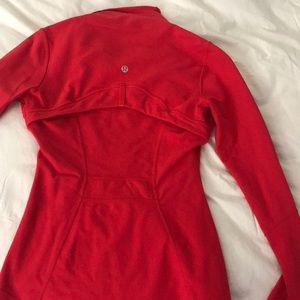 Lululemon red define jacket size 2